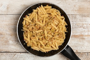 Preparazione Penne con le melanzane - Fase 4