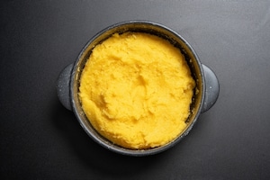 Preparazione Polenta al gorgonzola - Fase 2