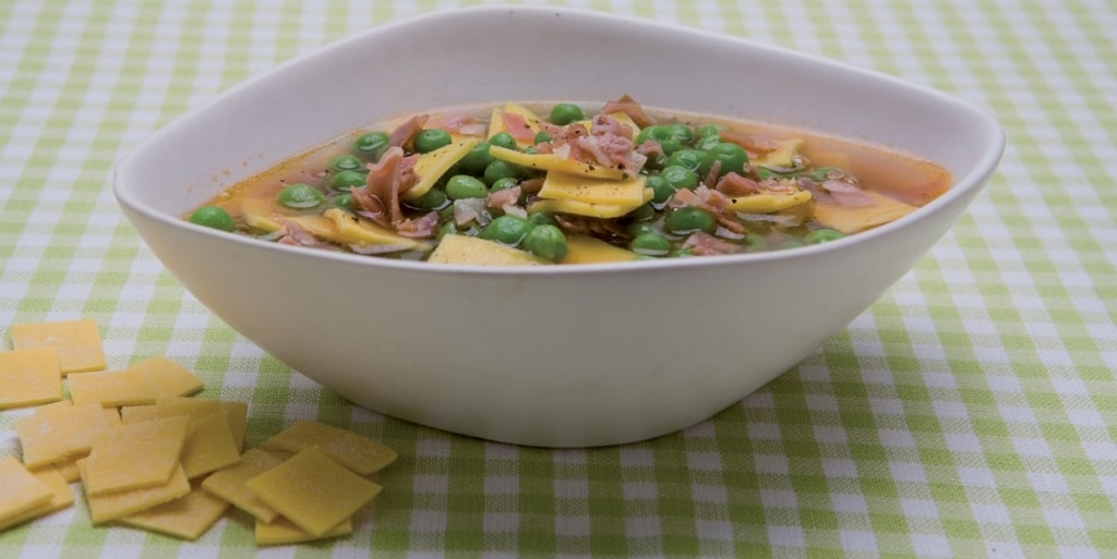 Ricetta Quadrucci e piselli in brodo Cucchiaio d'Argento