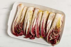 Preparazione Radicchio alla piastra - Fase 1