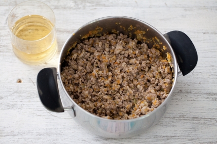 Preparazione Ragù alla bolognese - Fase 3 Preparazione Ragù alla bolognese - Fase 3