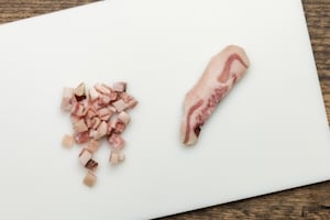 Preparazione Spaghetti alla carbonara - Fase 1