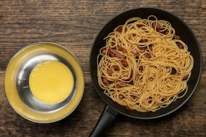 Preparazione Spaghetti alla carbonara - Fase 3