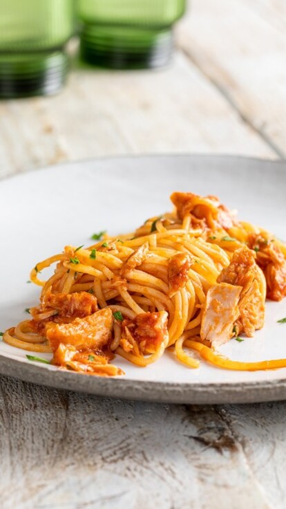 Spaghetti al tonno