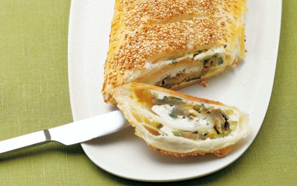 Strudel di carciofi e zucchine ricetta