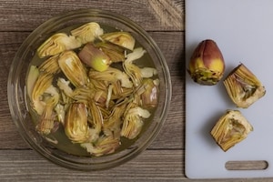 Preparazione Sugo di carciofi - Fase 1