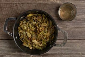 Preparazione Sugo di carciofi - Fase 3