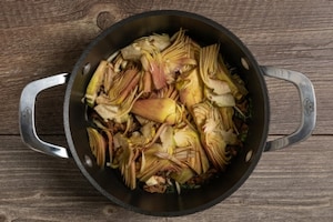 Preparazione Sugo di carciofi - Fase 2