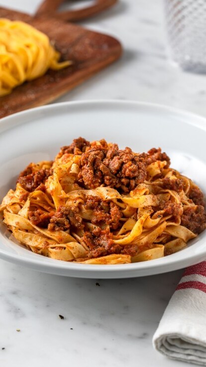 Tagliatelle alla bolognese