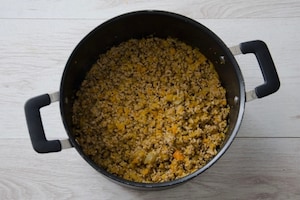 Preparazione Tagliatelle con polpette - Fase 1