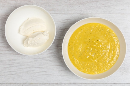 Preparazione Taglierini con mascarpone e peperoni - Fase 3 Preparazione Taglierini con mascarpone e peperoni - Fase 3