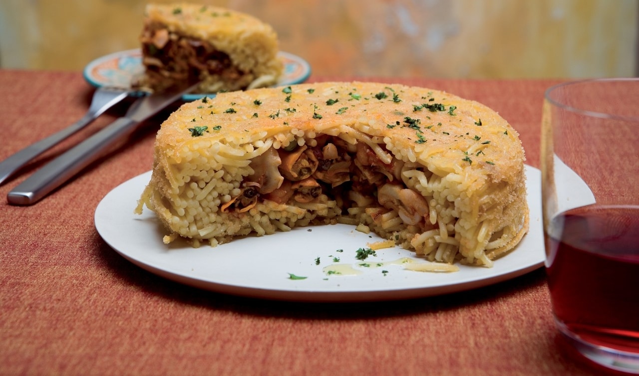 Timpano ripieno  ricetta