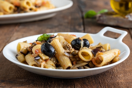 Preparazione Insalata di pasta con caponata di verdure - Fase 5 Preparazione Insalata di pasta con caponata di verdure - Fase 5