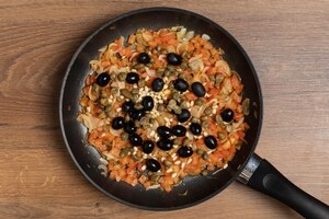 Preparazione Insalata di pasta con caponata di verdure - Fase 3