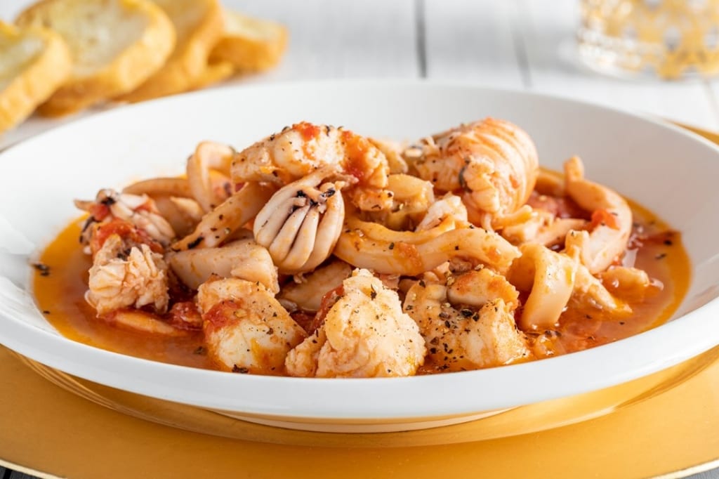 Zuppa di pesce misto