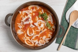 Preparazione Zuppa di pesce misto - Fase 2