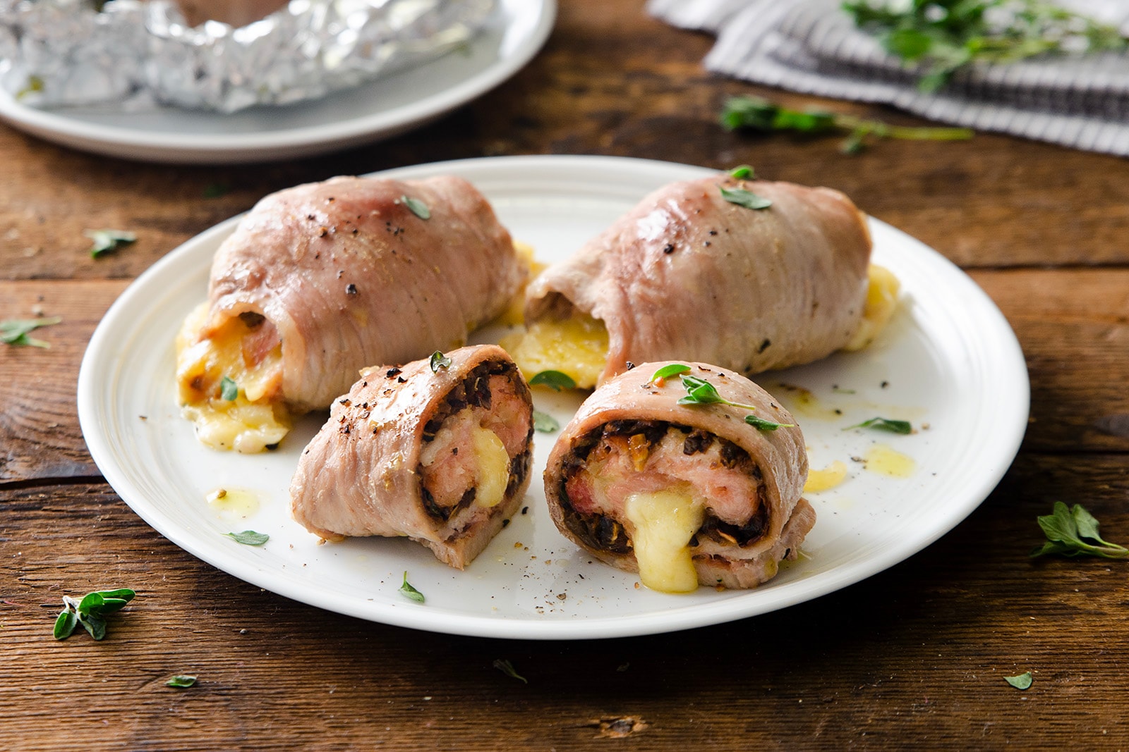 Involtini di vitello al cartoccio ricetta