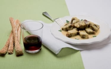 Agnello cacio e uova