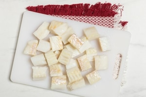 Preparazione Baccalà con cipolle - Fase 1