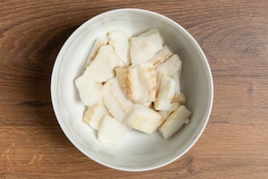 Preparazione Baccalà fritto - Fase 1