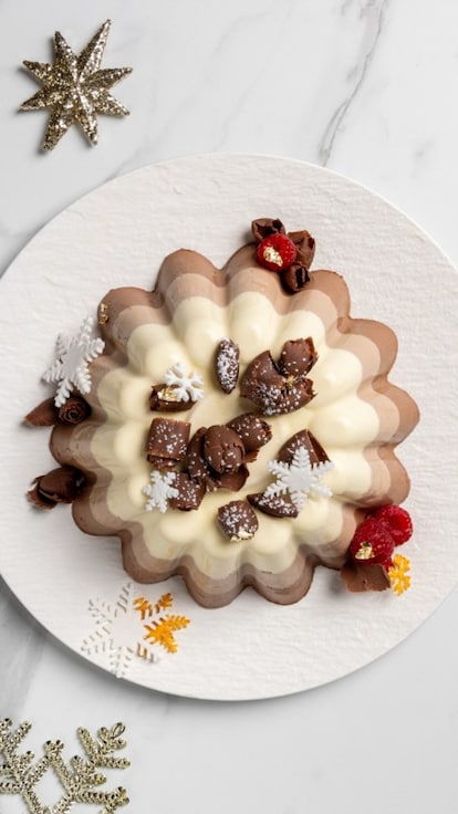 Bavarese ai tre cioccolati