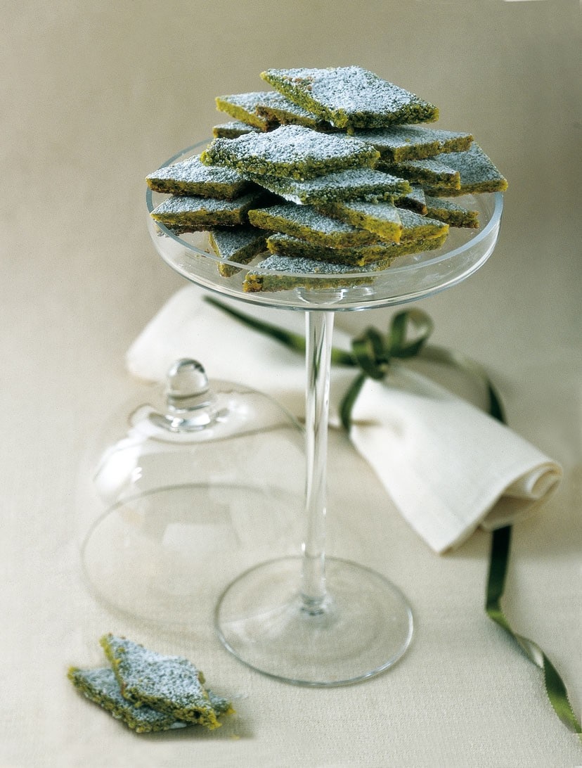 Biscotti di marzapane ai pistacchi ricetta