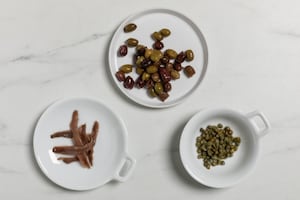 Preparazione Borlotti in insalata rustica - Fase 1