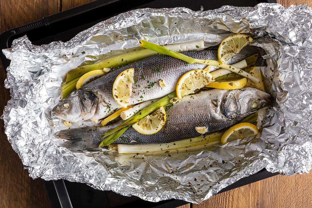 Branzino al cartoccio ricetta