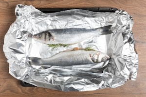 Preparazione Branzino al cartoccio - Fase 1