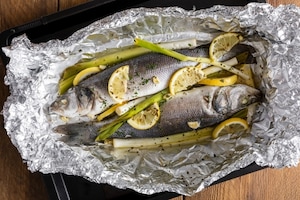 Preparazione Branzino al cartoccio - Fase 2