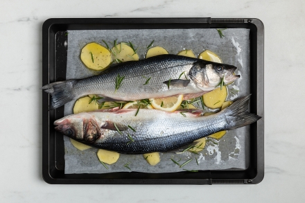Preparazione Branzino al forno - Fase 2 Preparazione Branzino al forno - Fase 2