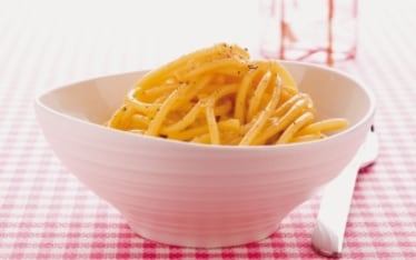 Bucatini alla crema d'uova