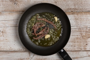 Preparazione Calamari alla marinara - Fase 1