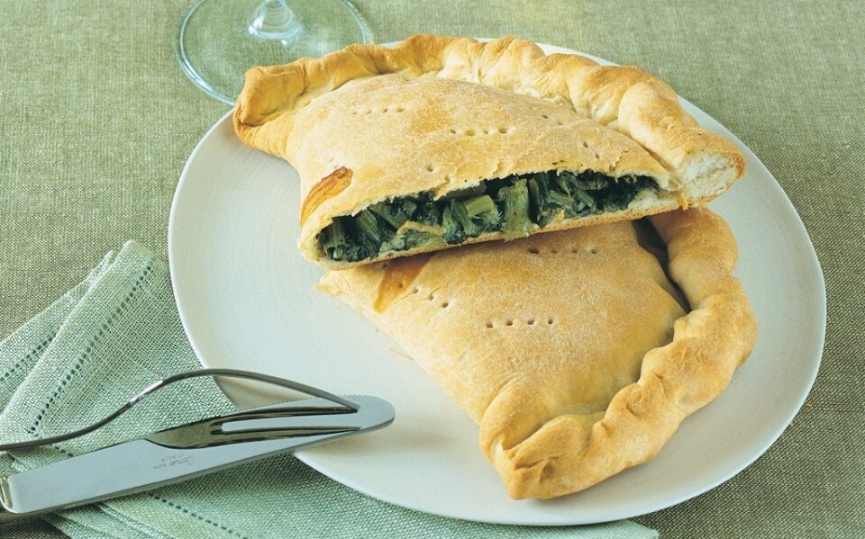 Calzone vegetariano ricetta