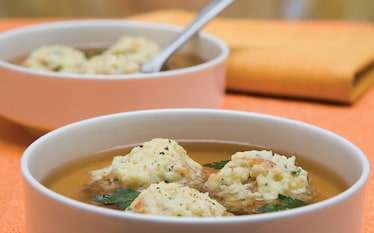 Canederli di magro in brodo