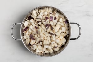 Preparazione Caponata di melanzane e peperoni - Fase 1