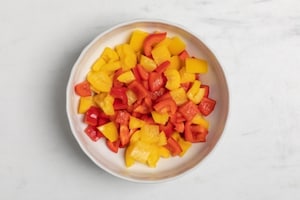 Preparazione Caponata di melanzane e peperoni - Fase 1