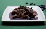 Capriolo alla salsa di mirtilli