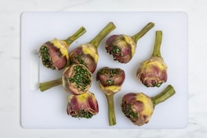 Preparazione Carciofi alla romana - Fase 3