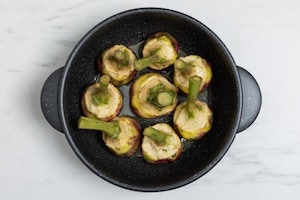 Preparazione Carciofi alla romana - Fase 3