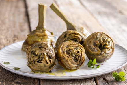 Preparazione Carciofi alla romana - Fase 5 Preparazione Carciofi alla romana - Fase 5