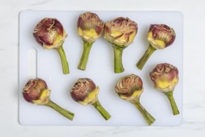 Preparazione Carciofi alla romana - Fase 2