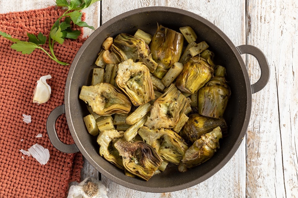 Carciofi in padella ricetta