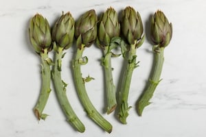Preparazione Carciofi in padella - Fase 1