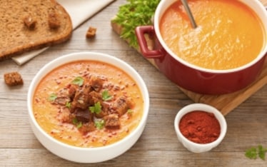 Vellutata di carote alla paprika