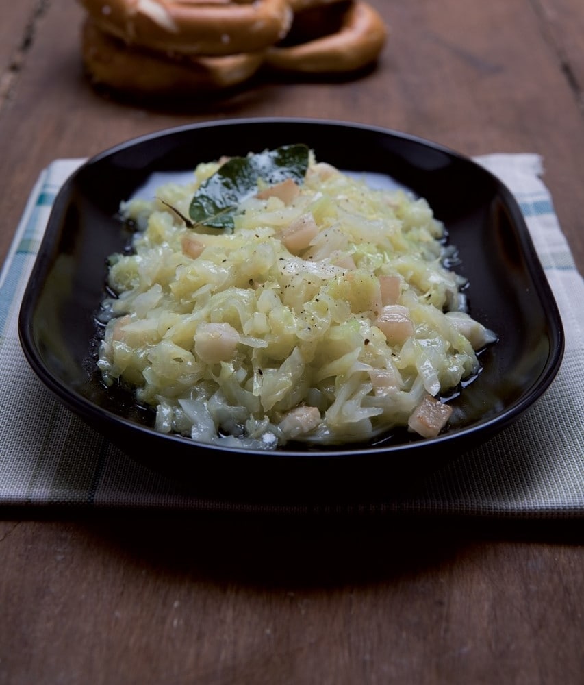 Cavoli al lardo affumicato ricetta