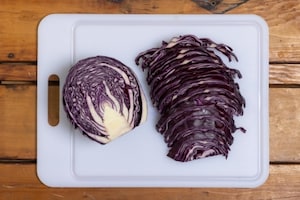 Preparazione Cavolo rosso caramellato - Fase 1