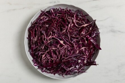 Preparazione Cavolo rosso con le mele - Fase 1