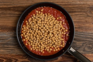 Preparazione Ceci allo zafferano - Fase 2