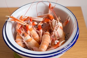 Preparazione Cocktail di scampi - Fase 1